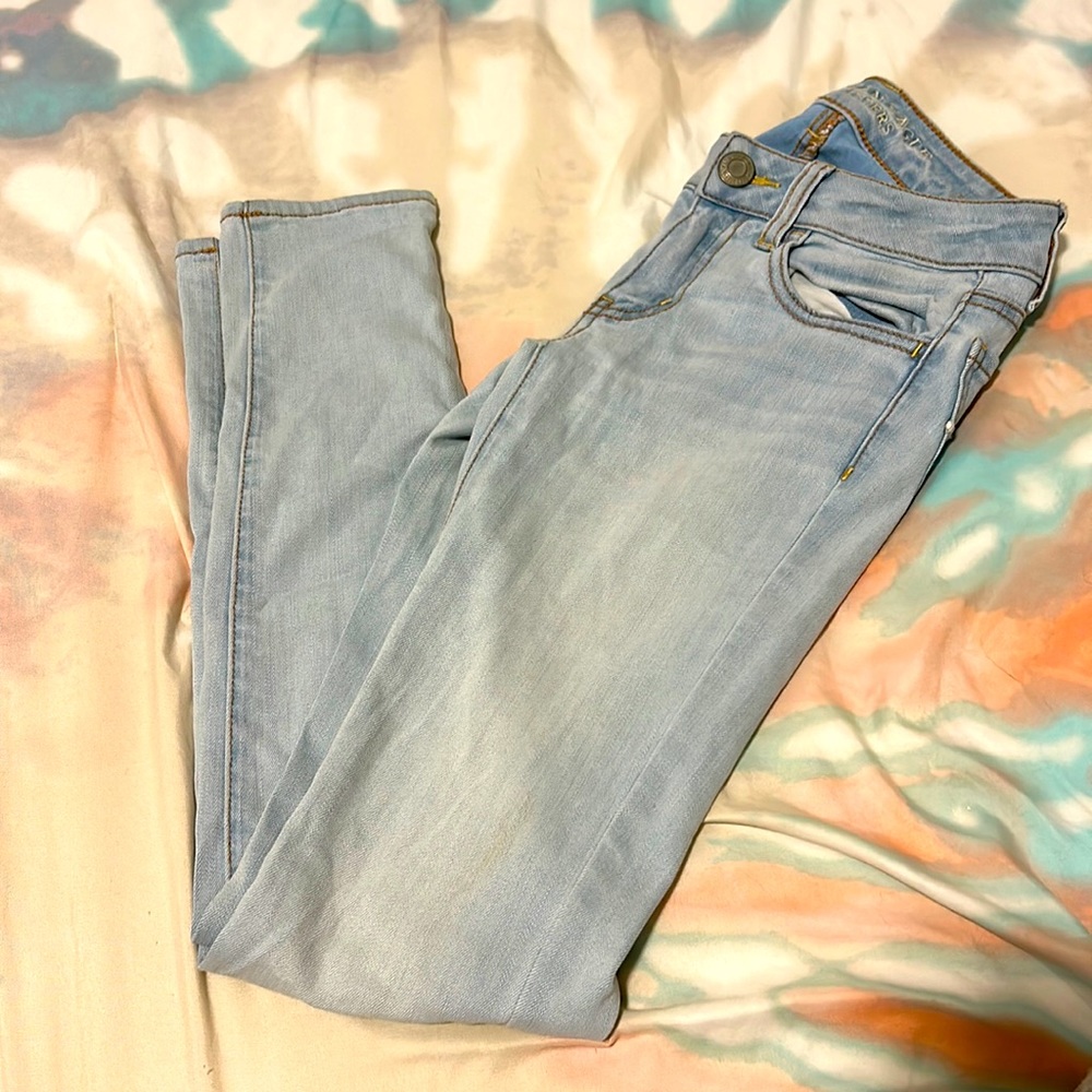 American light wash jeans